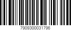 Código de barras (EAN, GTIN, SKU, ISBN): '7909300031796'
