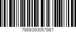 Código de barras (EAN, GTIN, SKU, ISBN): '7909300057987'