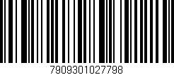 Código de barras (EAN, GTIN, SKU, ISBN): '7909301027798'
