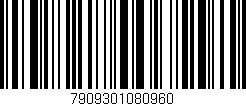 Código de barras (EAN, GTIN, SKU, ISBN): '7909301080960'