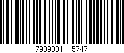 Código de barras (EAN, GTIN, SKU, ISBN): '7909301115747'