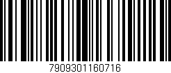 Código de barras (EAN, GTIN, SKU, ISBN): '7909301160716'