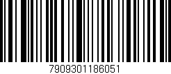 Código de barras (EAN, GTIN, SKU, ISBN): '7909301186051'
