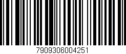Código de barras (EAN, GTIN, SKU, ISBN): '7909306004251'