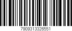 Código de barras (EAN, GTIN, SKU, ISBN): '7909313326551'