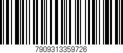 Código de barras (EAN, GTIN, SKU, ISBN): '7909313359726'
