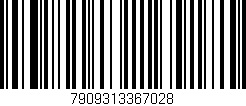 Código de barras (EAN, GTIN, SKU, ISBN): '7909313367028'