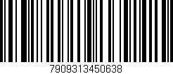 Código de barras (EAN, GTIN, SKU, ISBN): '7909313450638'