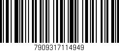 Código de barras (EAN, GTIN, SKU, ISBN): '7909317114949'