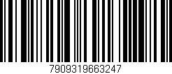 Código de barras (EAN, GTIN, SKU, ISBN): '7909319663247'