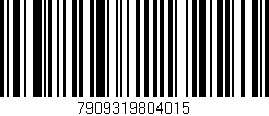 Código de barras (EAN, GTIN, SKU, ISBN): '7909319804015'