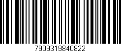 Código de barras (EAN, GTIN, SKU, ISBN): '7909319840822'
