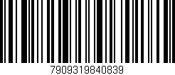 Código de barras (EAN, GTIN, SKU, ISBN): '7909319840839'