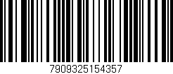 Código de barras (EAN, GTIN, SKU, ISBN): '7909325154357'