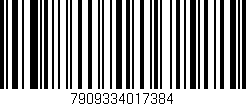 Código de barras (EAN, GTIN, SKU, ISBN): '7909334017384'