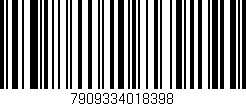 Código de barras (EAN, GTIN, SKU, ISBN): '7909334018398'