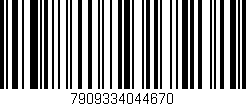 Código de barras (EAN, GTIN, SKU, ISBN): '7909334044670'