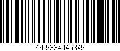 Código de barras (EAN, GTIN, SKU, ISBN): '7909334045349'