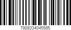Código de barras (EAN, GTIN, SKU, ISBN): '7909334045585'