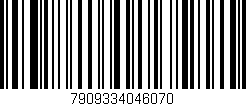 Código de barras (EAN, GTIN, SKU, ISBN): '7909334046070'