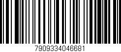 Código de barras (EAN, GTIN, SKU, ISBN): '7909334046681'
