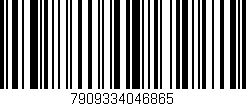 Código de barras (EAN, GTIN, SKU, ISBN): '7909334046865'