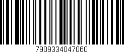 Código de barras (EAN, GTIN, SKU, ISBN): '7909334047060'