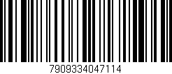 Código de barras (EAN, GTIN, SKU, ISBN): '7909334047114'