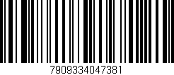 Código de barras (EAN, GTIN, SKU, ISBN): '7909334047381'