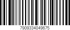 Código de barras (EAN, GTIN, SKU, ISBN): '7909334049675'