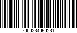 Código de barras (EAN, GTIN, SKU, ISBN): '7909334059261'