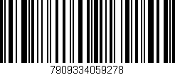 Código de barras (EAN, GTIN, SKU, ISBN): '7909334059278'