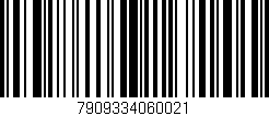 Código de barras (EAN, GTIN, SKU, ISBN): '7909334060021'