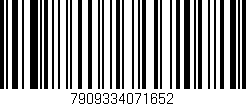 Código de barras (EAN, GTIN, SKU, ISBN): '7909334071652'