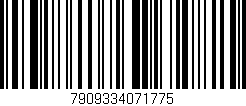 Código de barras (EAN, GTIN, SKU, ISBN): '7909334071775'