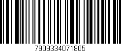 Código de barras (EAN, GTIN, SKU, ISBN): '7909334071805'