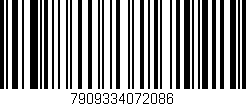 Código de barras (EAN, GTIN, SKU, ISBN): '7909334072086'