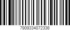 Código de barras (EAN, GTIN, SKU, ISBN): '7909334072338'