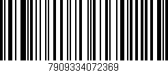 Código de barras (EAN, GTIN, SKU, ISBN): '7909334072369'