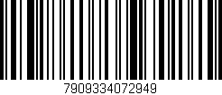 Código de barras (EAN, GTIN, SKU, ISBN): '7909334072949'