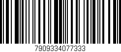 Código de barras (EAN, GTIN, SKU, ISBN): '7909334077333'