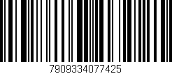 Código de barras (EAN, GTIN, SKU, ISBN): '7909334077425'