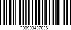 Código de barras (EAN, GTIN, SKU, ISBN): '7909334078361'