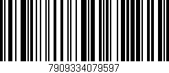 Código de barras (EAN, GTIN, SKU, ISBN): '7909334079597'