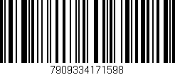 Código de barras (EAN, GTIN, SKU, ISBN): '7909334171598'