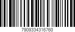 Código de barras (EAN, GTIN, SKU, ISBN): '7909334316760'
