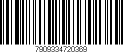 Código de barras (EAN, GTIN, SKU, ISBN): '7909334720369'
