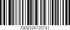 Código de barras (EAN, GTIN, SKU, ISBN): '7909334720741'