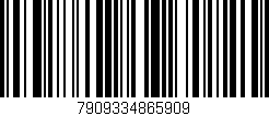 Código de barras (EAN, GTIN, SKU, ISBN): '7909334865909'