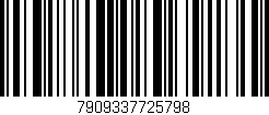Código de barras (EAN, GTIN, SKU, ISBN): '7909337725798'